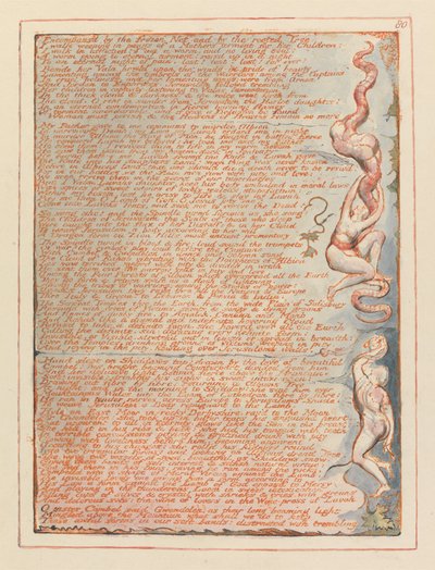 Jérusalem, Planche 80 - William Blake